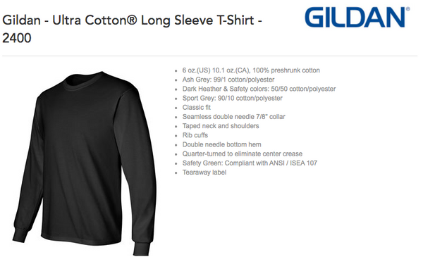 Crossfire South Gildan Ultra Cotton Long Sleeve T
